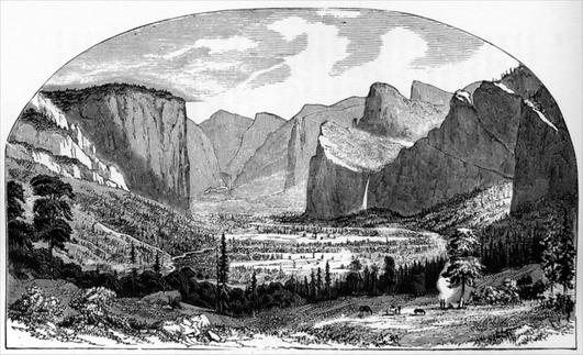 General View of the Yo Semite Valley.