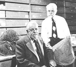 A. L. Kroeber and S. A. Barrett at UC Berkeley in 1950s