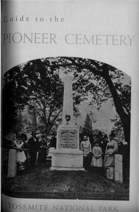 Cover, Guide to the Pioneer Cemetery (1959) by Lloyd W. Brubaker, Laurence V. Degnan, and Richard R. Jackson