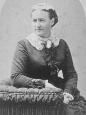 Sarah Haight Tompkins, b. 1835. Photograph by Isah West Taber, 1881, San Francisco