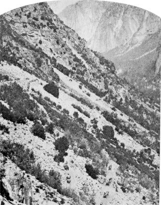 Opening of the Big Oak Flat Road into Yosemite Valley, July 17, 1874.