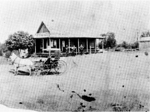 Keystone House, about 1890. Billy Fields in center.