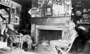 James A. Chaffie and Jason P. Chamberlain at home, Second Garrote, 1892.