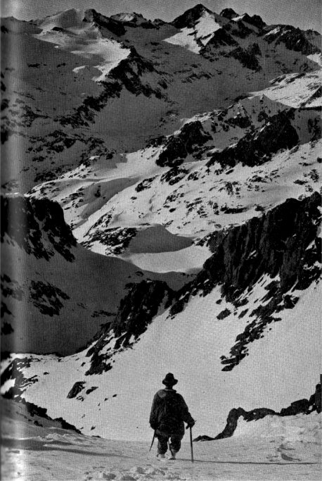 North from Mount Ritter, Winter (Robert L. Swift)