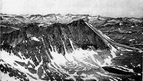 Mount Tyndall from Mount Williamson