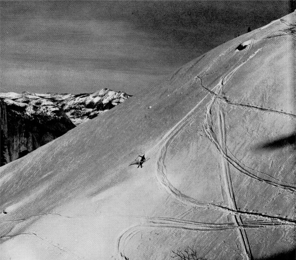 Ski Tracks by Ansel Adams