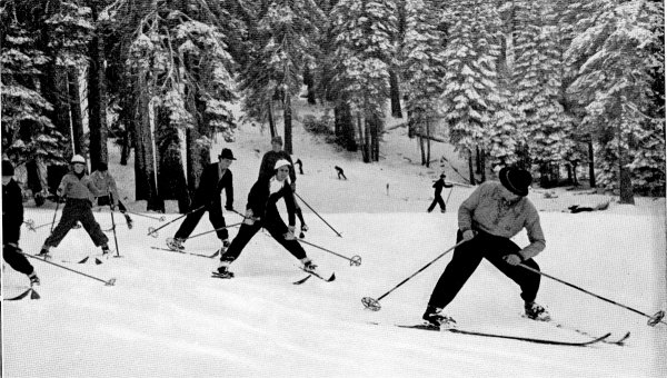 Skiing by Ansel Adams