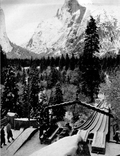 Toboggan Slide at Camp Curry by Ansel Adams