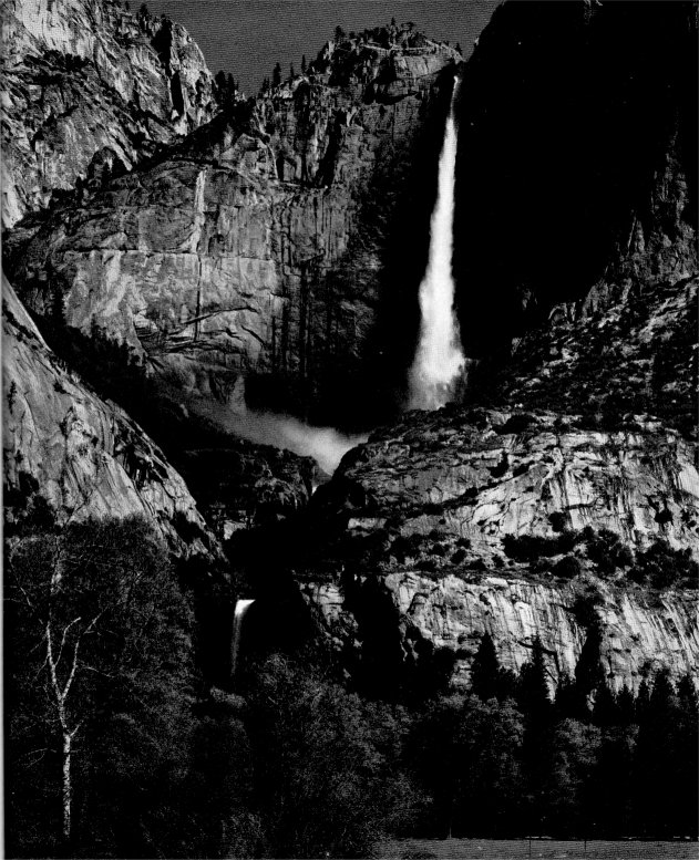 Yosemite Falls by Ansel Adams