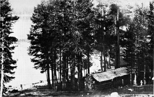Murphy’s cabin at Lake Tenaya, August 16, 1896