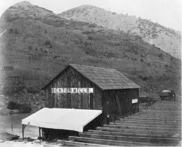 Fremont’s Benton Mills on the Merced River. Probably taken late in 1860