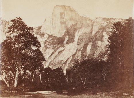 XIV. Tissayac, (Goddess of the Valley) Half Dome, from the West, three miles off, 4,737 feet above the Valley.