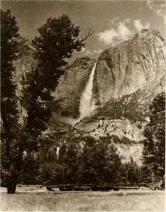Yosemite Falls, cover photograph, volume 1