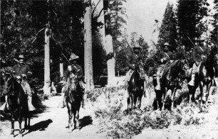 Buffalo soldiers: 24th Negro Infantry Co. H in Yosemite, 1899